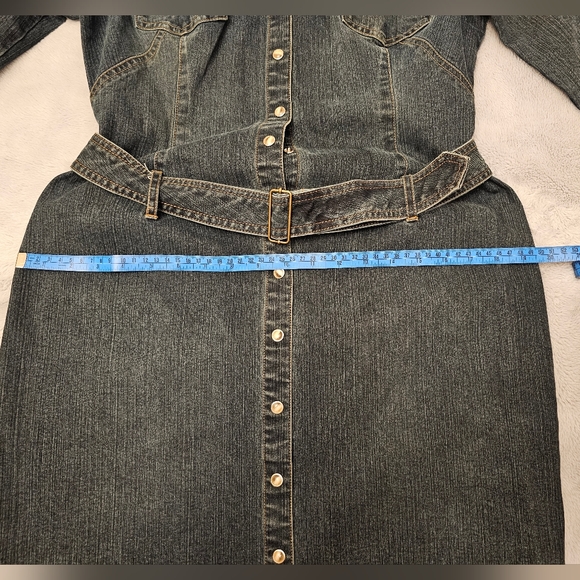 Victoria’s Secret Vintage Denim dress size 12 By Moda International - Picture 5 of 8